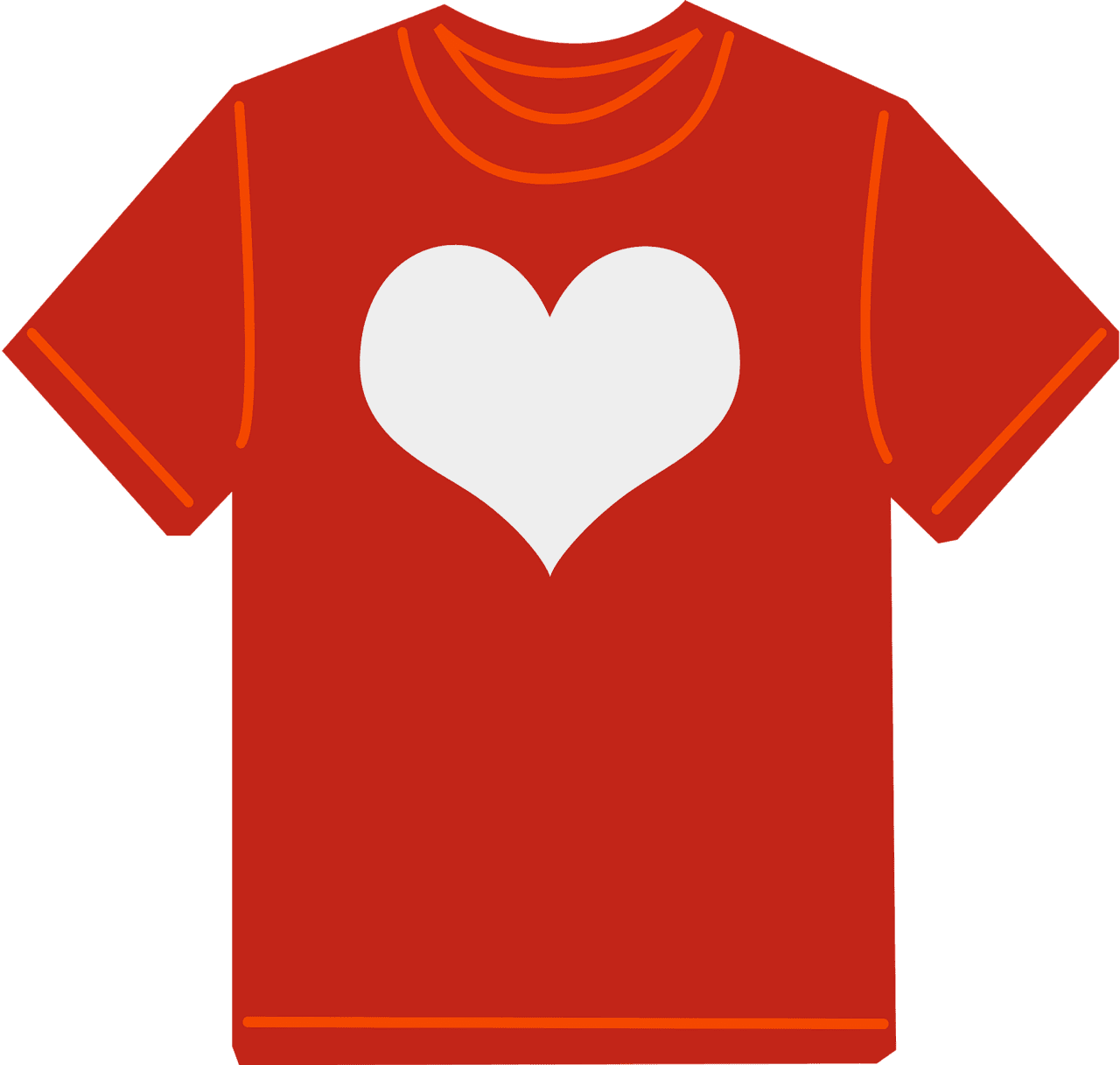 Red shirt images clipart