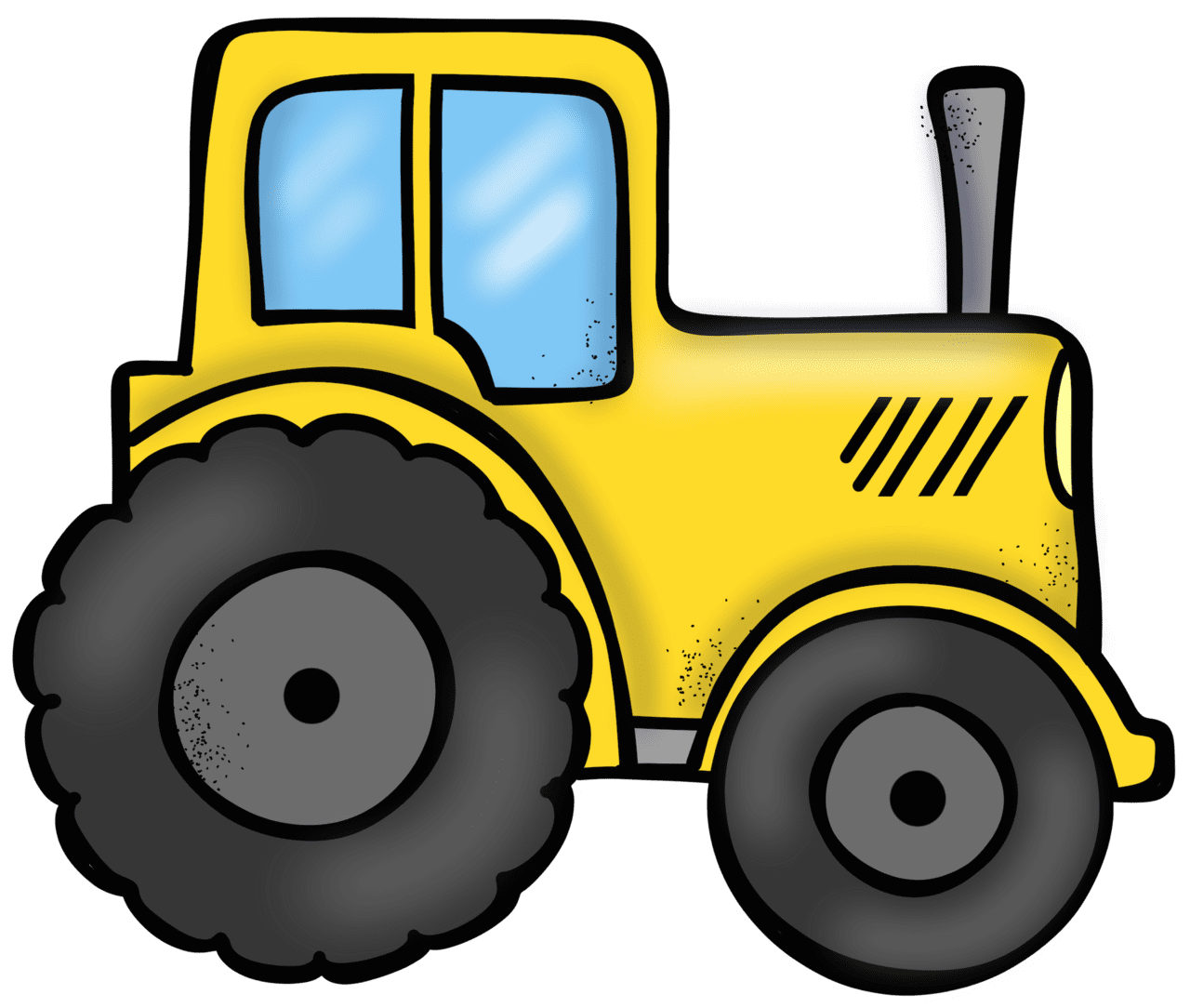 Tractor pin page clipart image