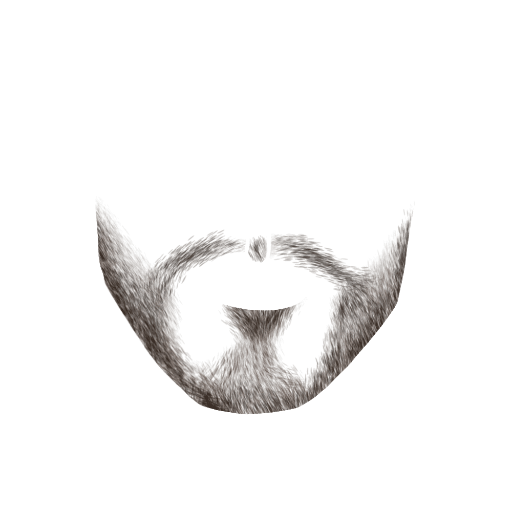 Mustache pin page clipart image 3