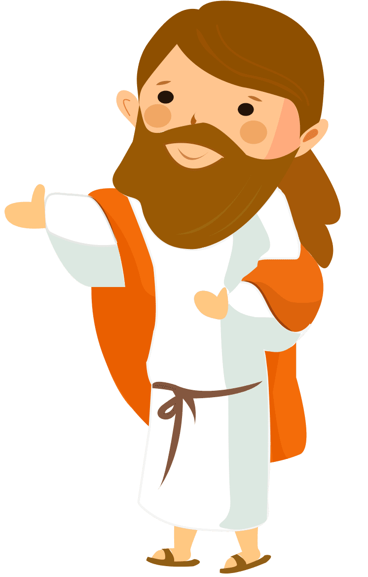 Jesus pin page clipart vector