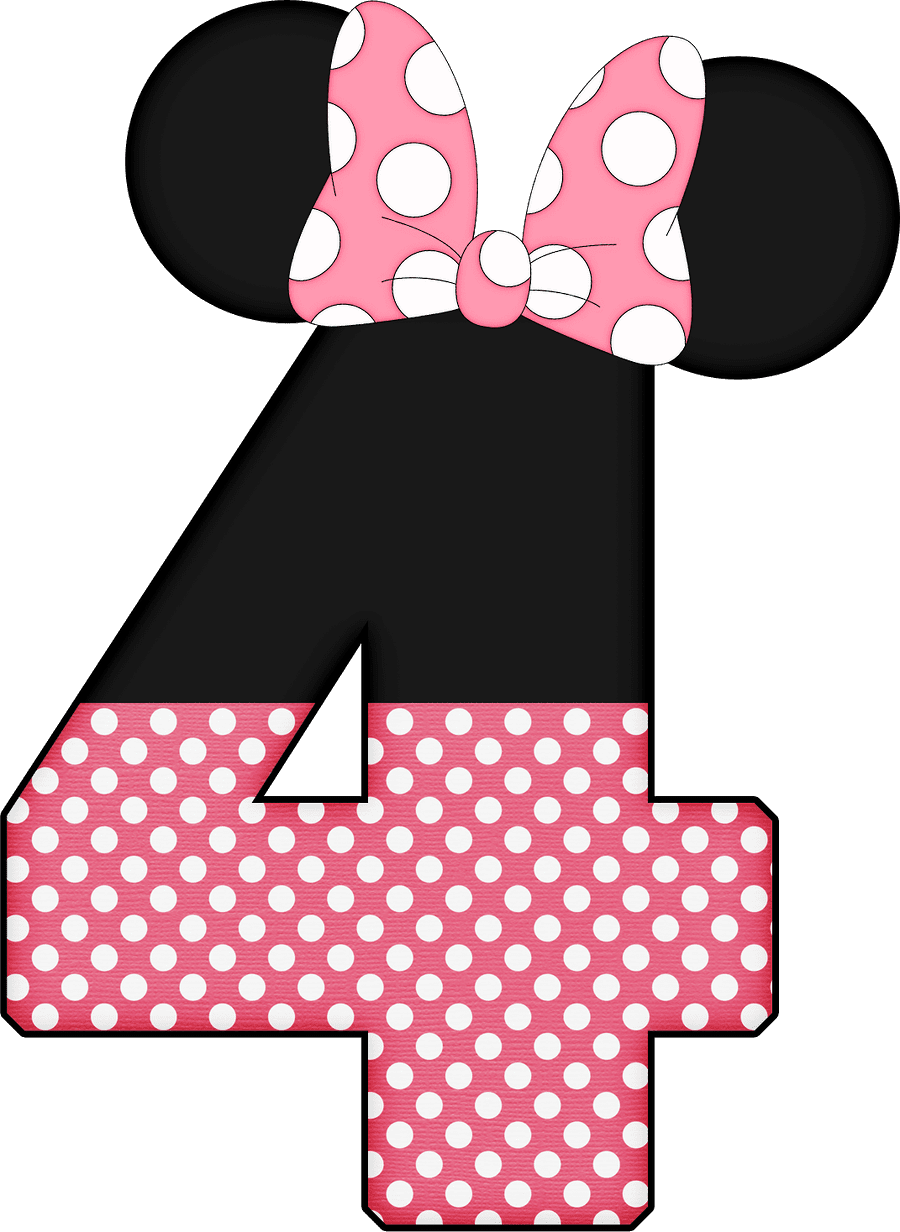 Clipart letters minnie mouse for review vector