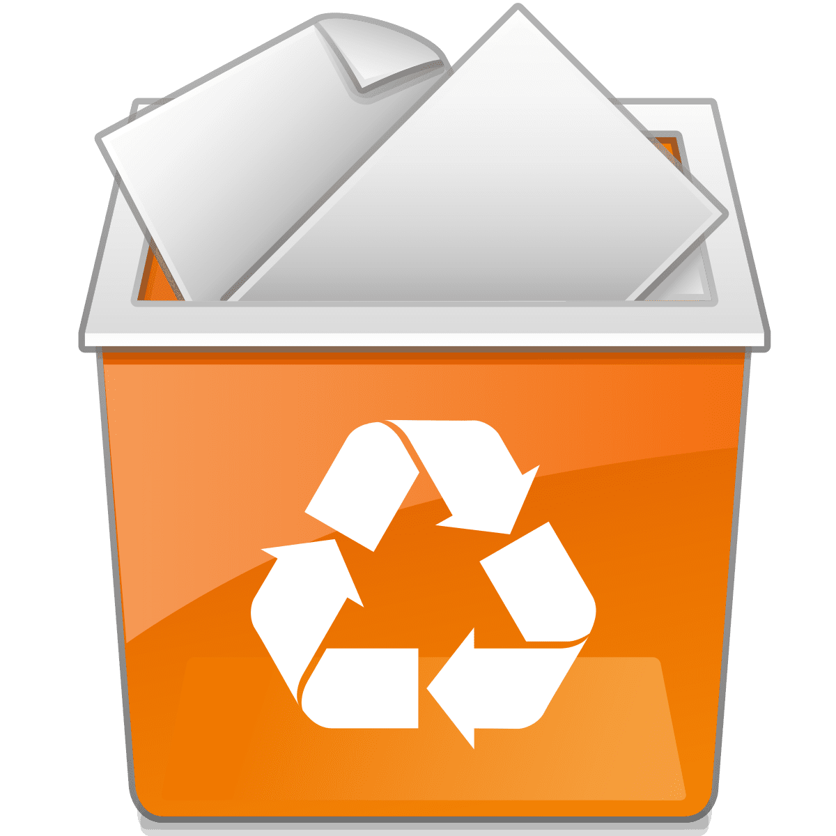 Trash can hu an user full clipart photo