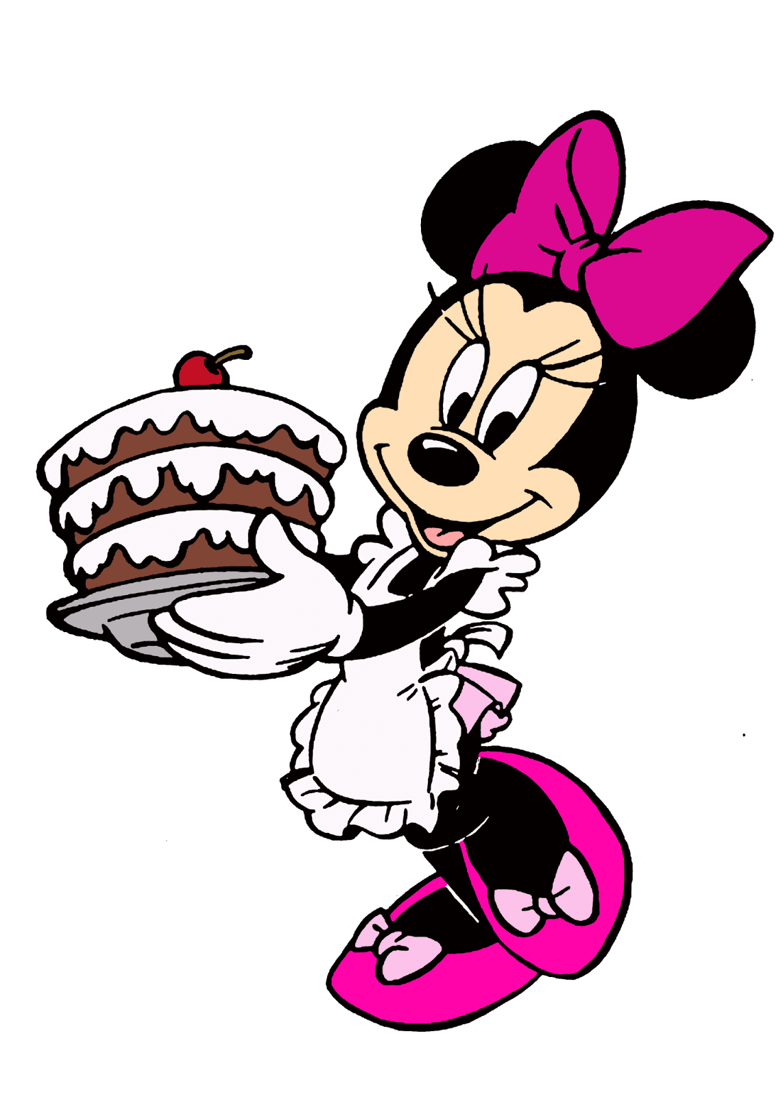 Minnie mouse pin page clipart background