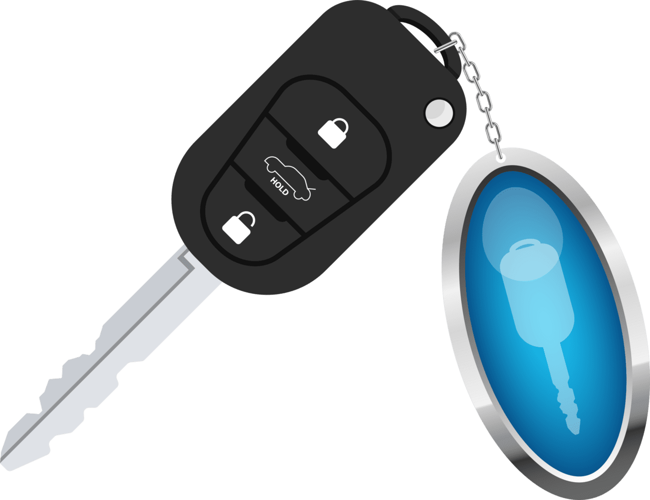 Car key clipart design logo