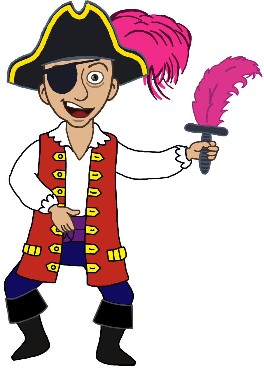 Pirate the wiggles captain feathersword head by jjmunden deviantart clipart picture