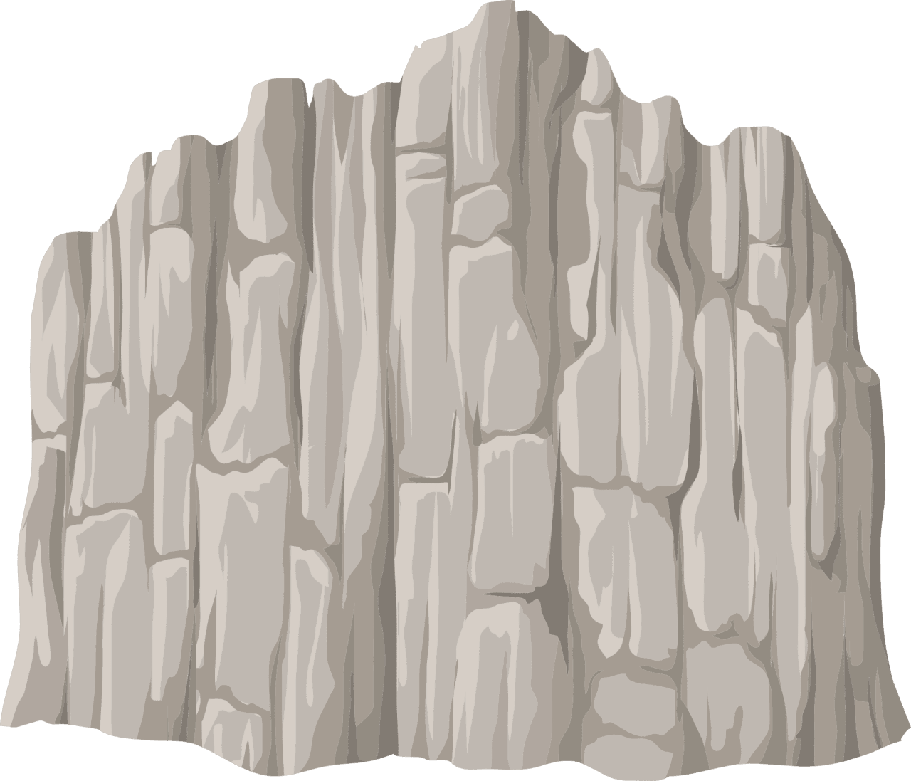 Rock cliff clipart image