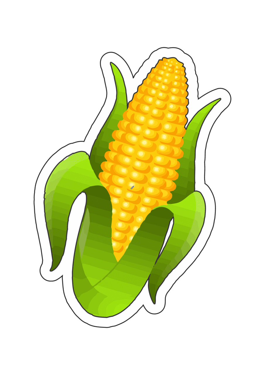 Corn pin page clipart photo 2