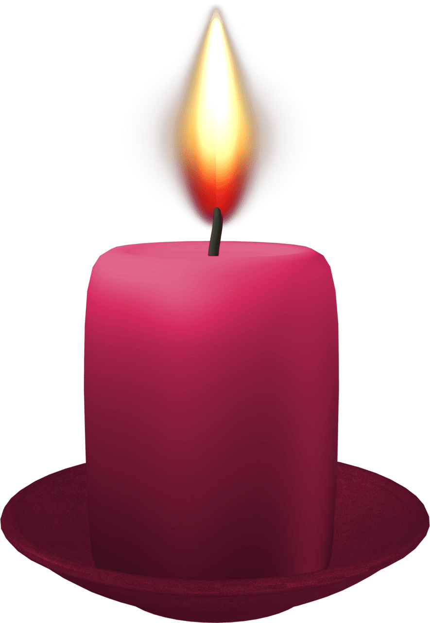 Candle pin page clipart vector