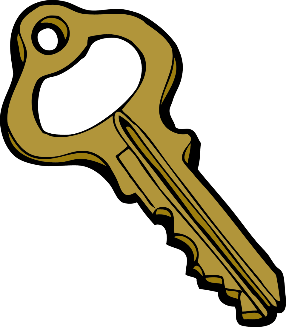 Clipart image of key id