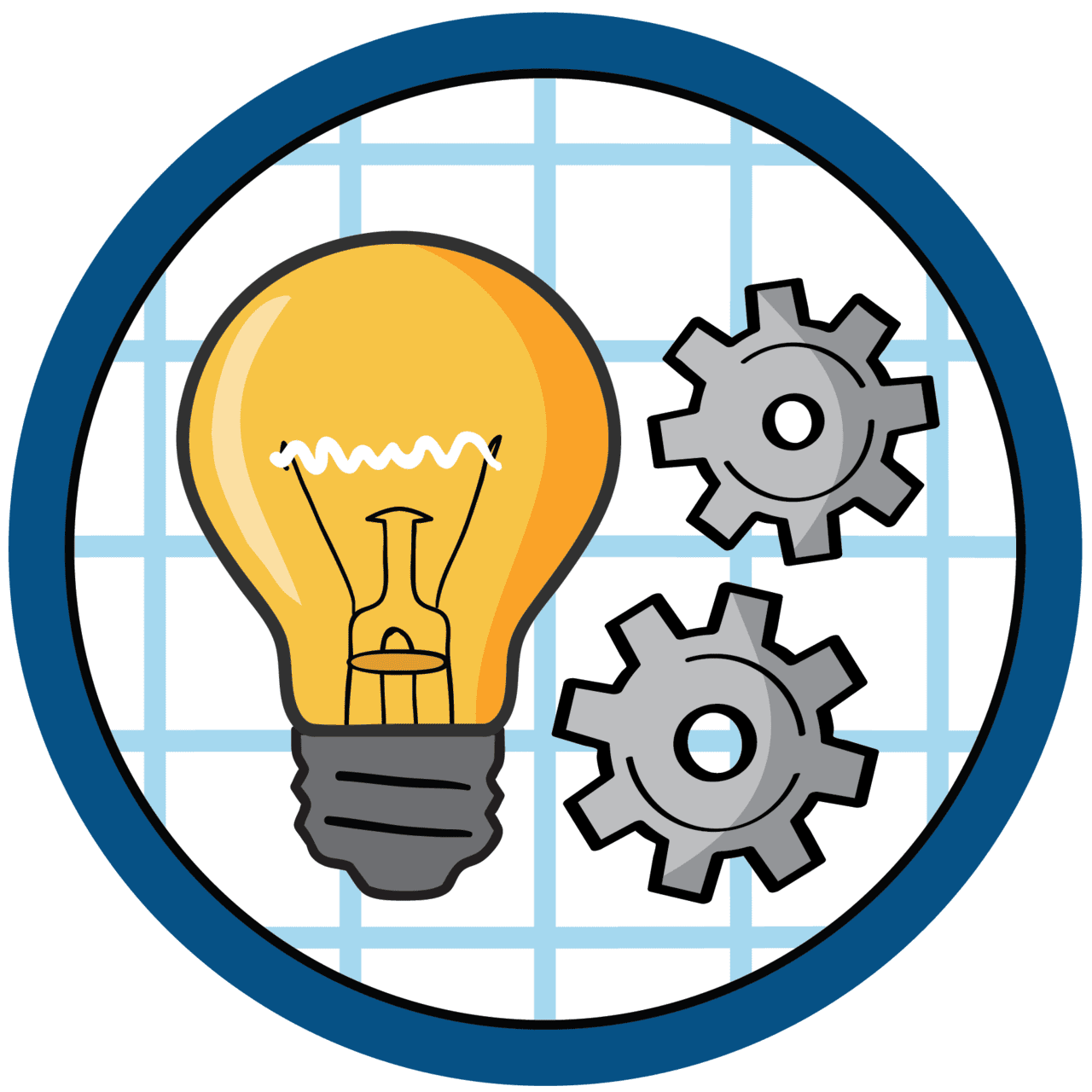 Light bulb invention class creative steam challenges clipart free