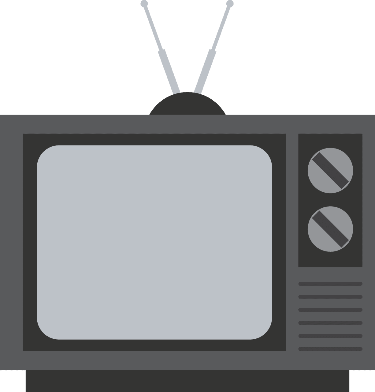 Tv old television image cc library clipart