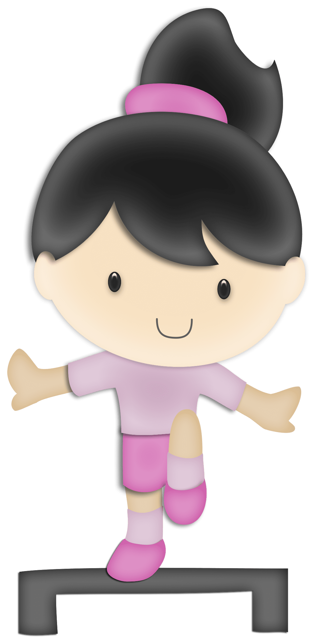 Gymnastics pin page clipart picture