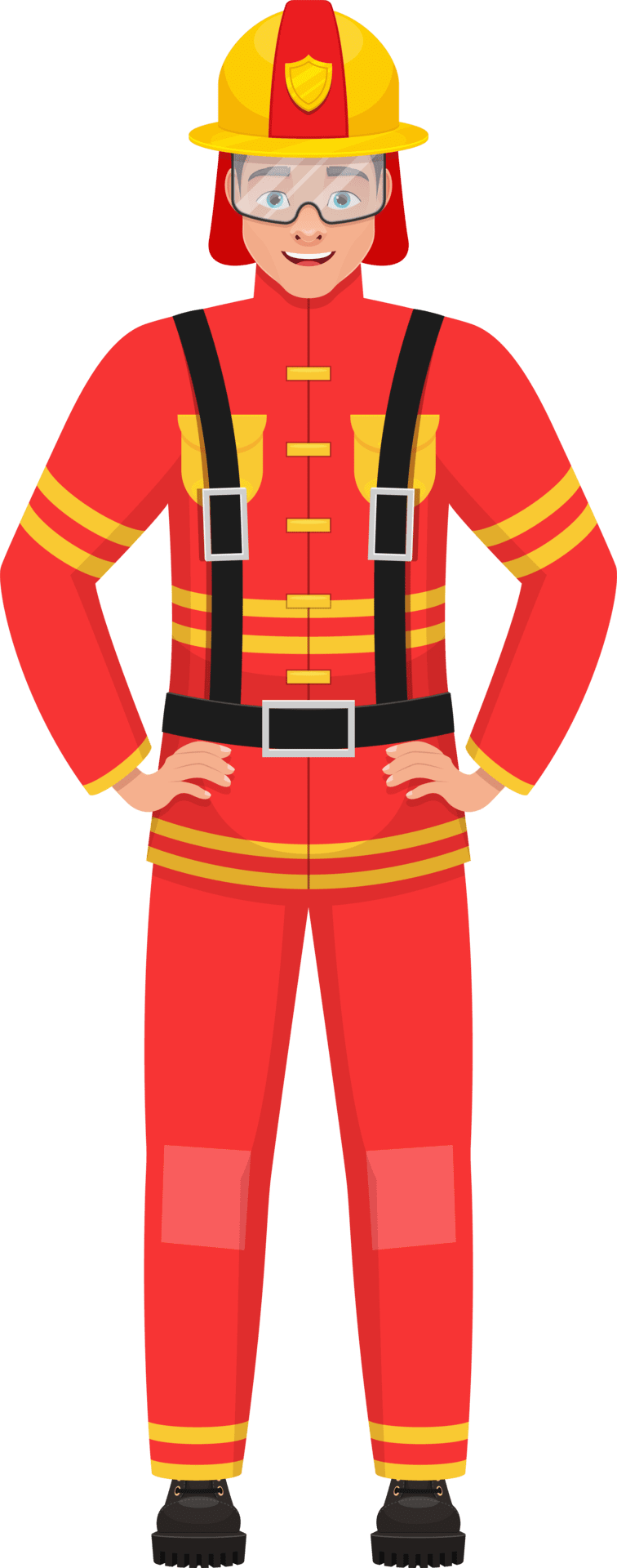 Firefighter fireman clipart design free