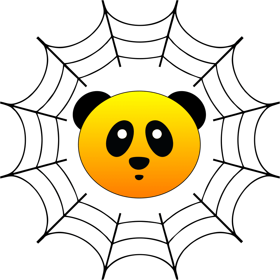 Spider pin page clipart clip art 3