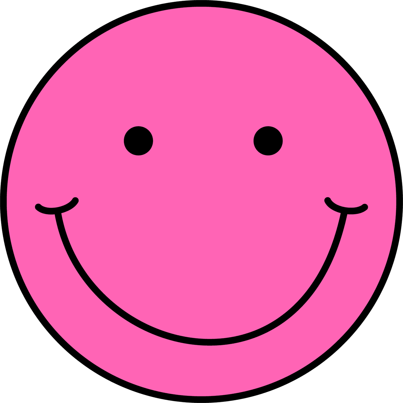 Smiley face pin page clipart logo