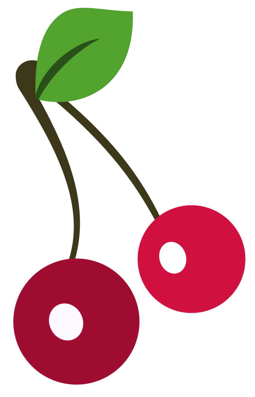 Cherry pin page clipart vector