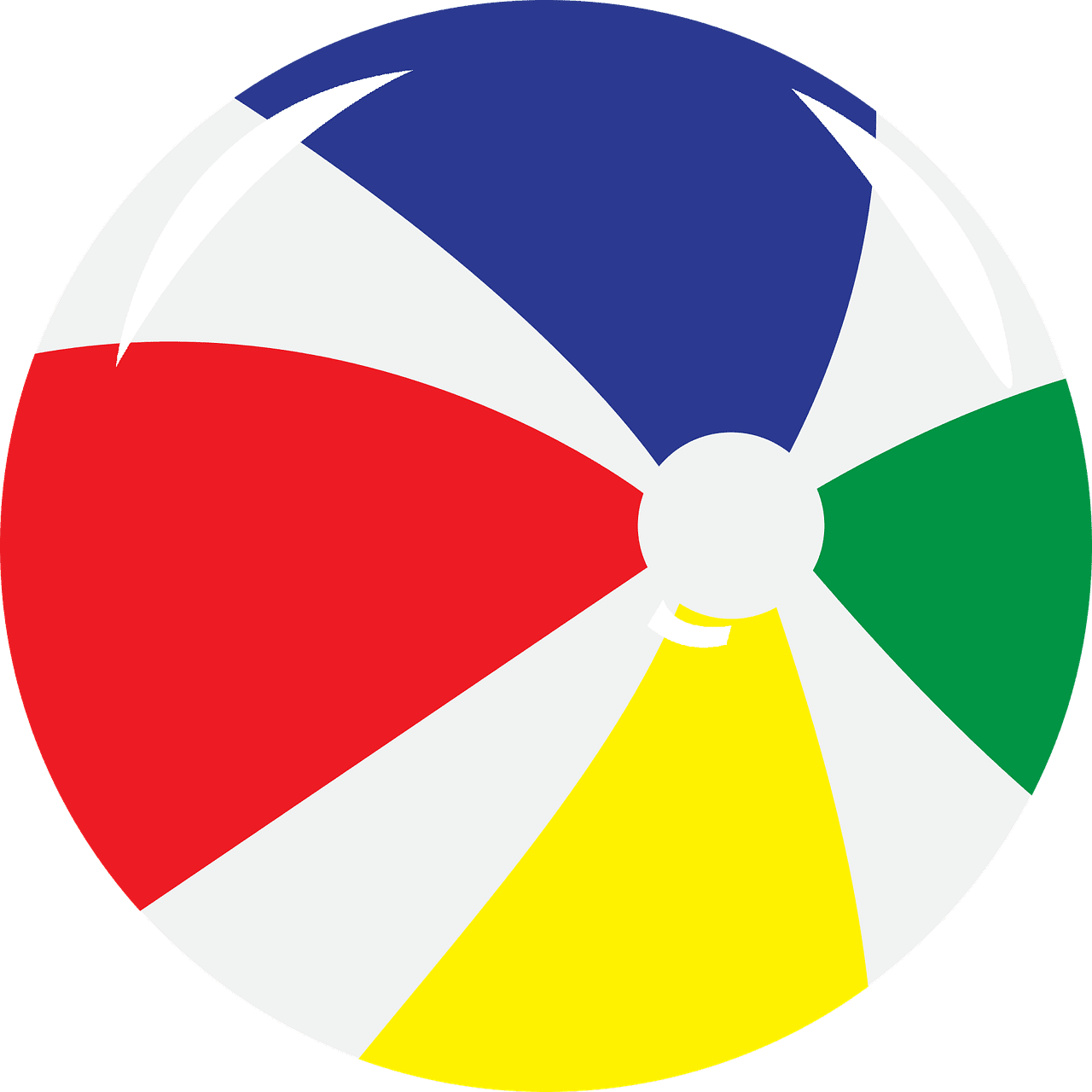 Beach ball accessories fun image from clipart