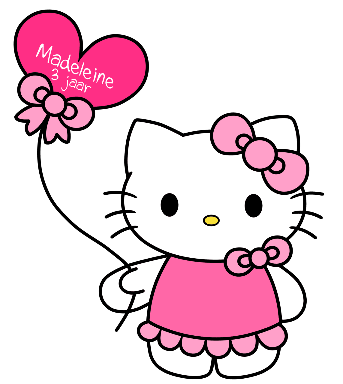 Hello kitty pin page clipart free 2