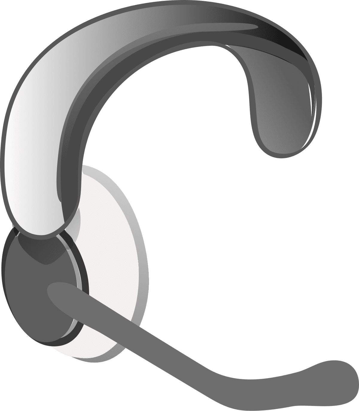 Headphones headset clipart image