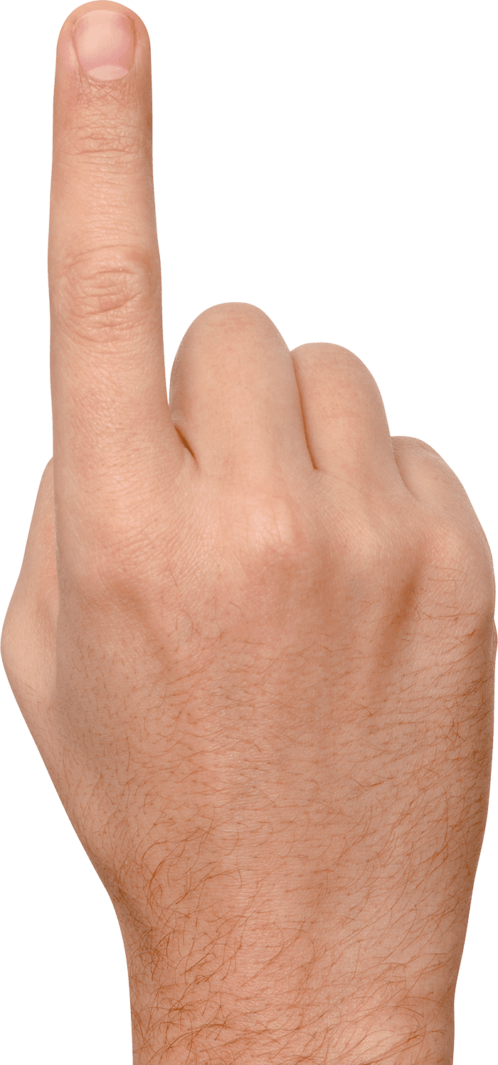 Thumbs up finger touch image with background clipart