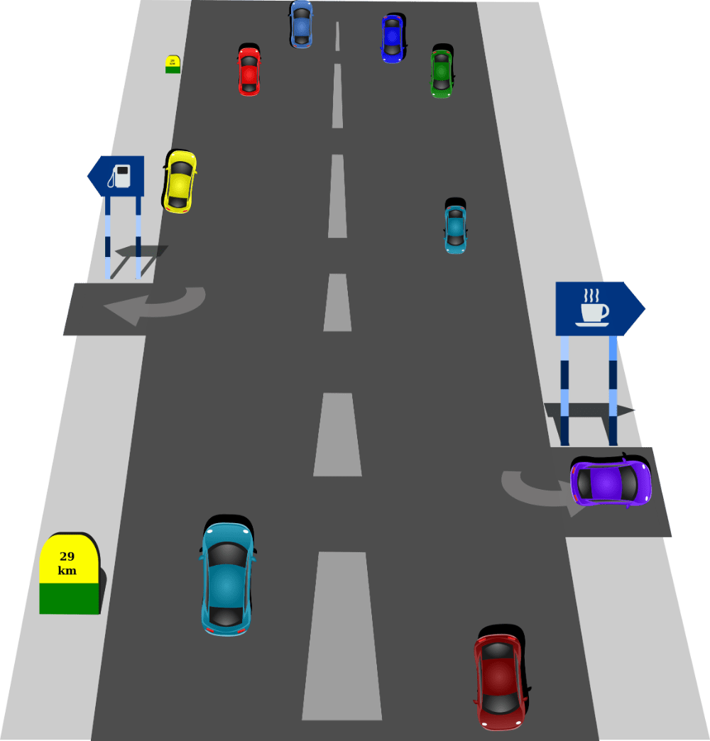 Road street clipart image