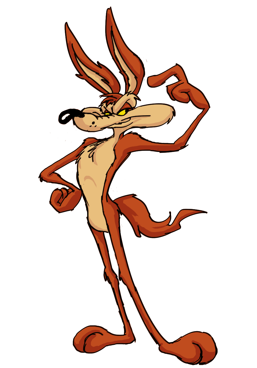 Wolf looney toons characters clipart image