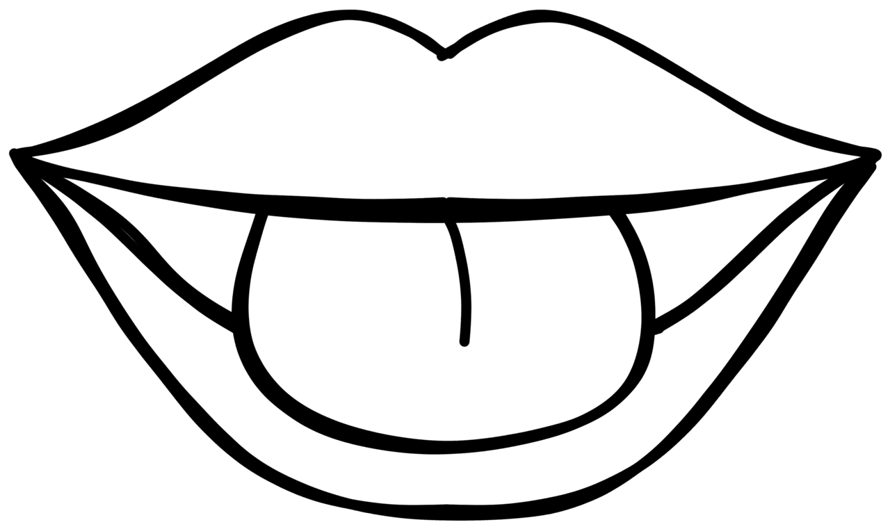 Mouth pin page clipart background 2