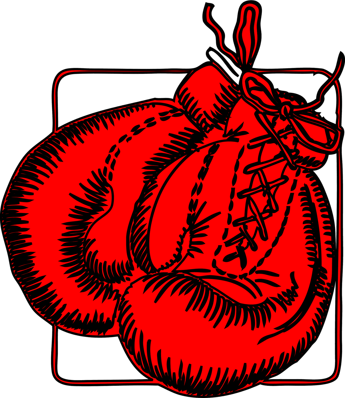 Boxing gloves vector clipart images 5