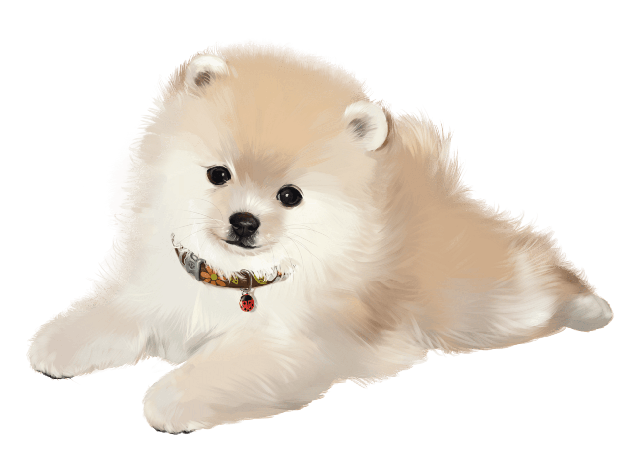 Puppy pin page clipart logo 2