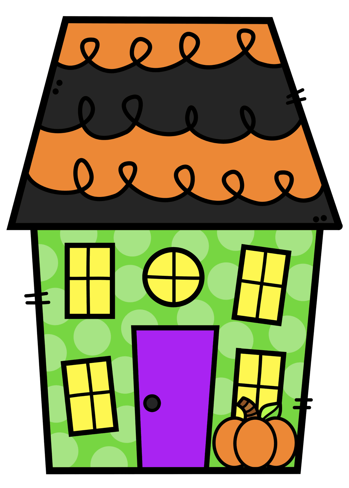 House in pin page clipart background 2