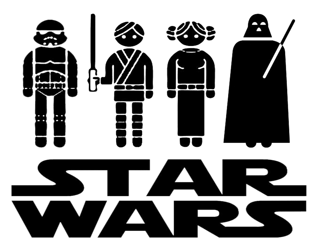 Star wars wall art clipart photo