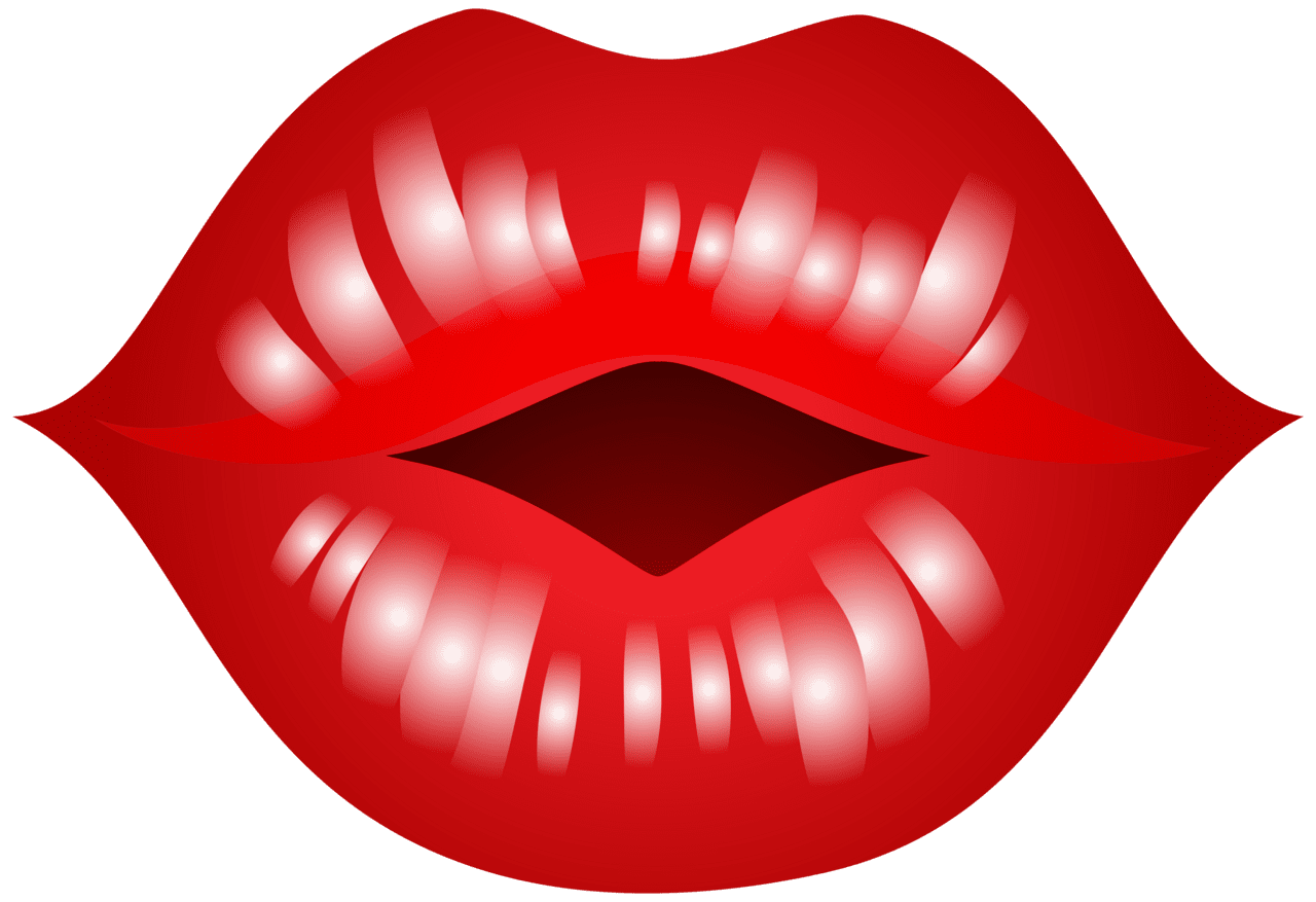 Mouth pin page clipart vector