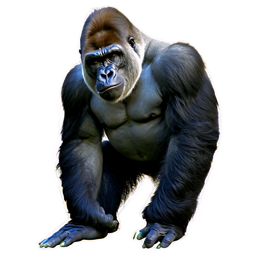 Silverback gorilla pro uyt clipart clip art