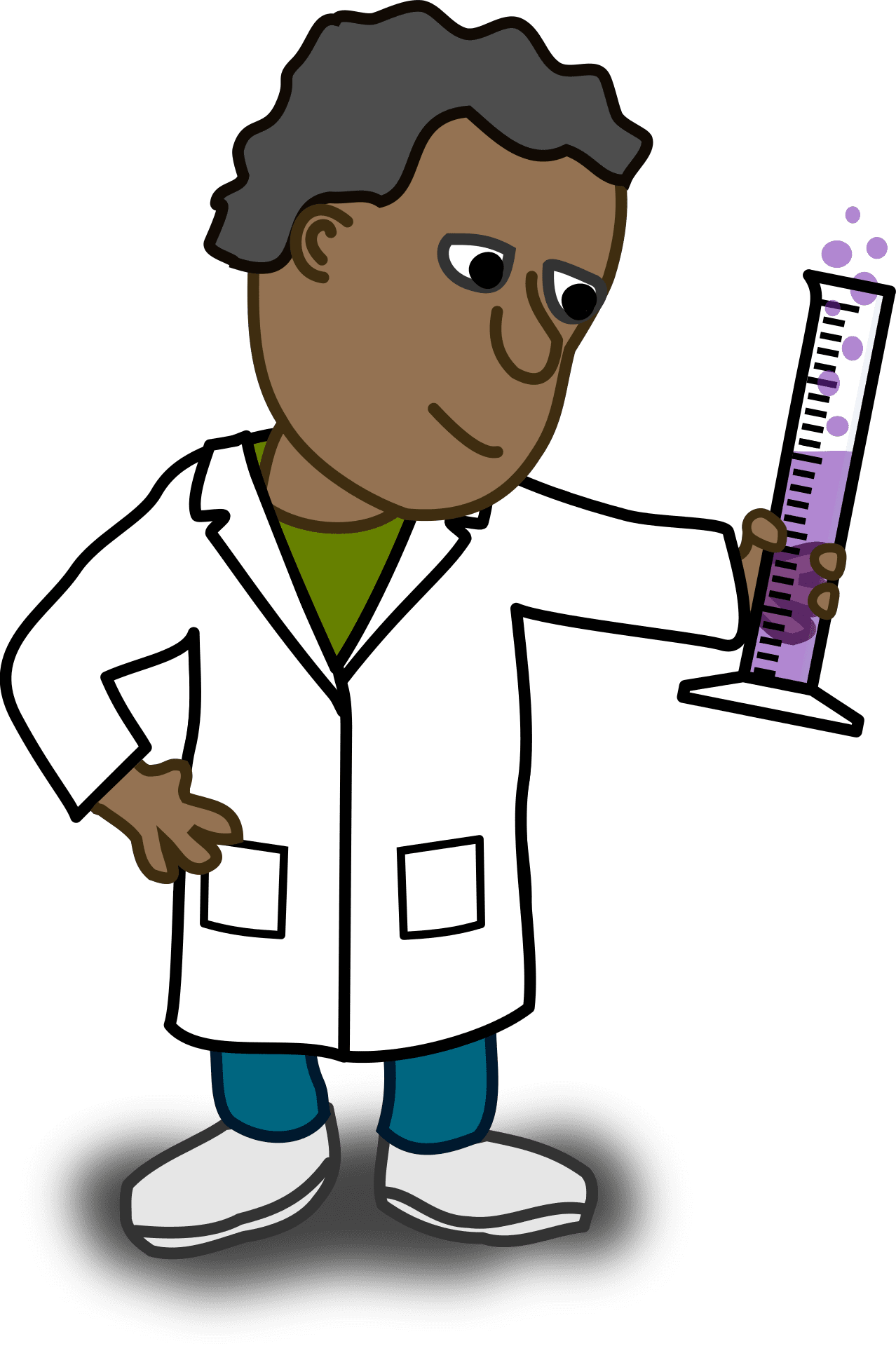 Scientist vector clipart images