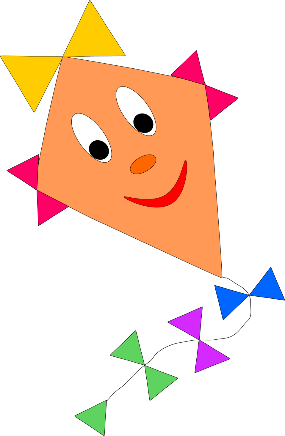 Clipart image kite id