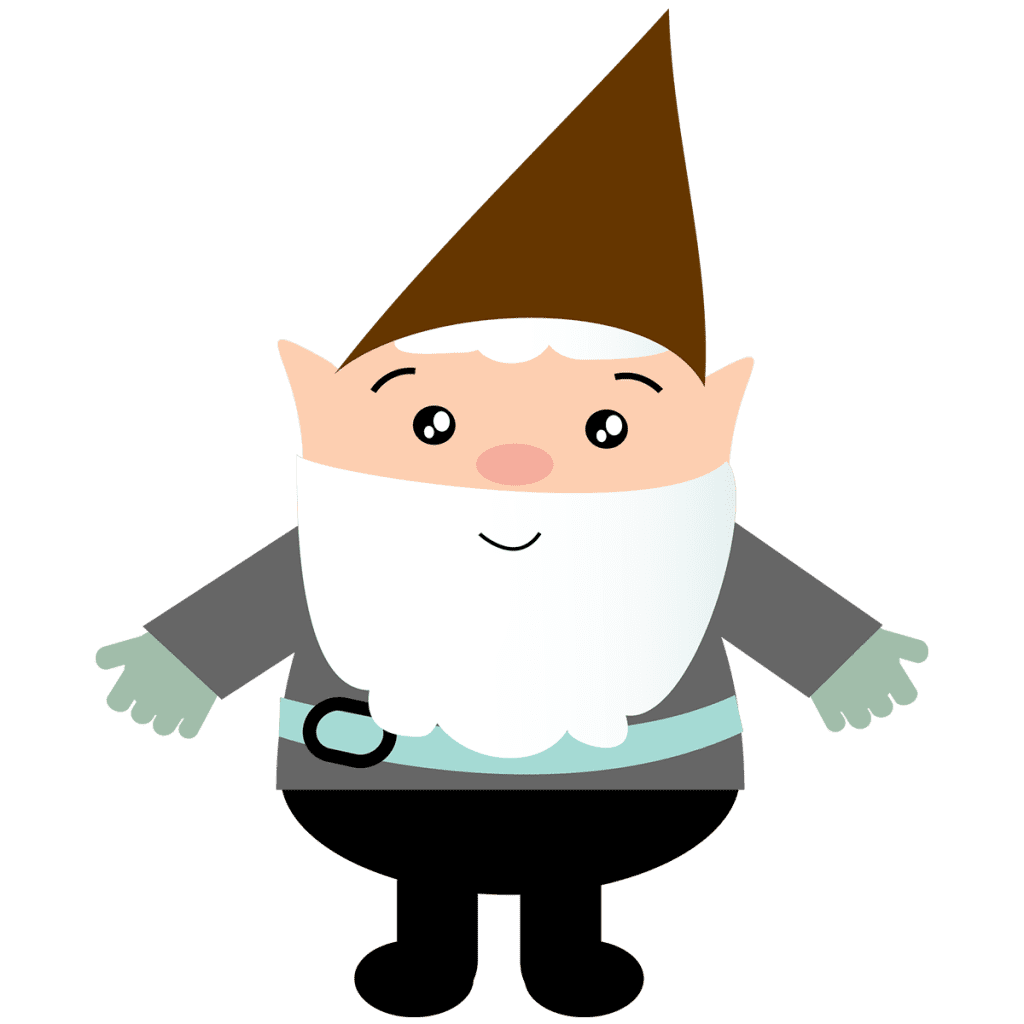 Gnome anca de neve cute an clipart free