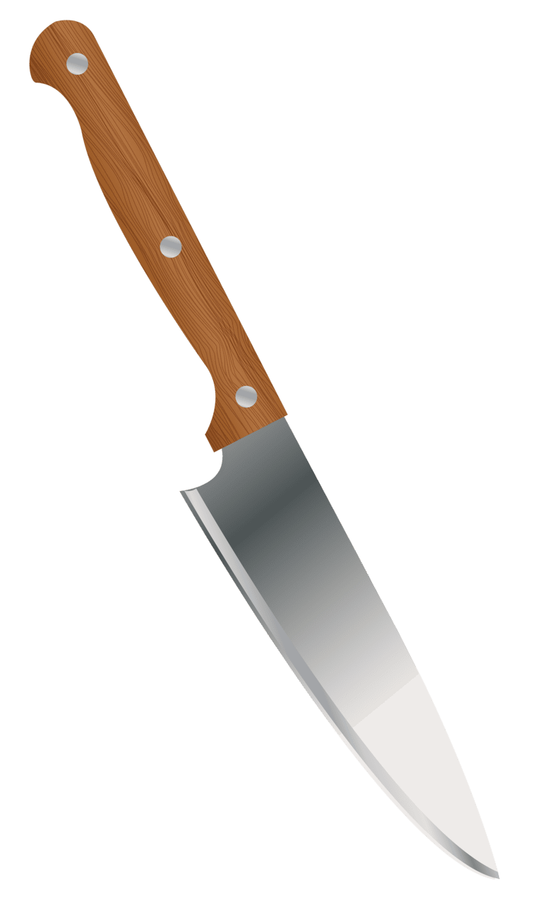 Kitchen knife clipart free