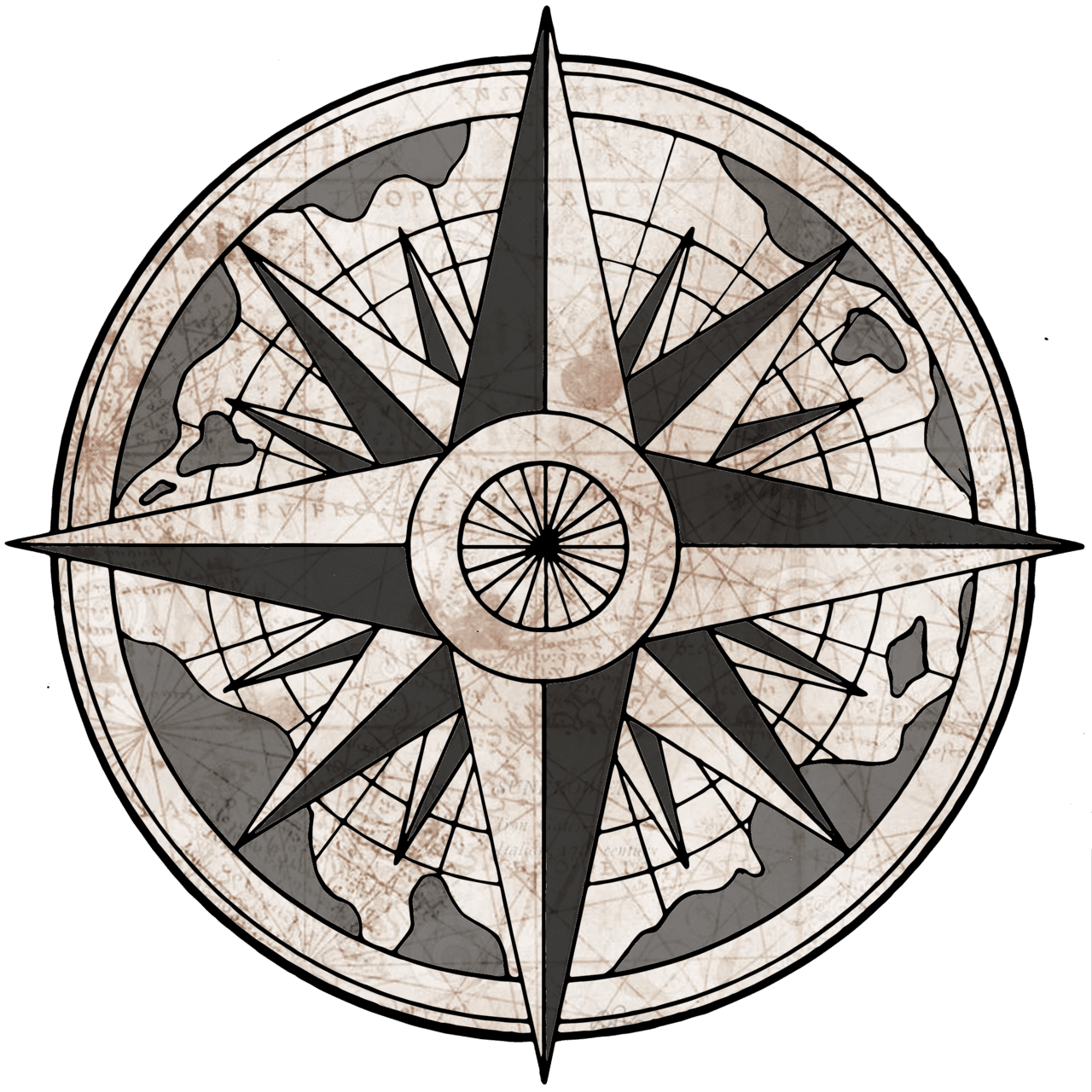 Compass treasured collections au clipart image