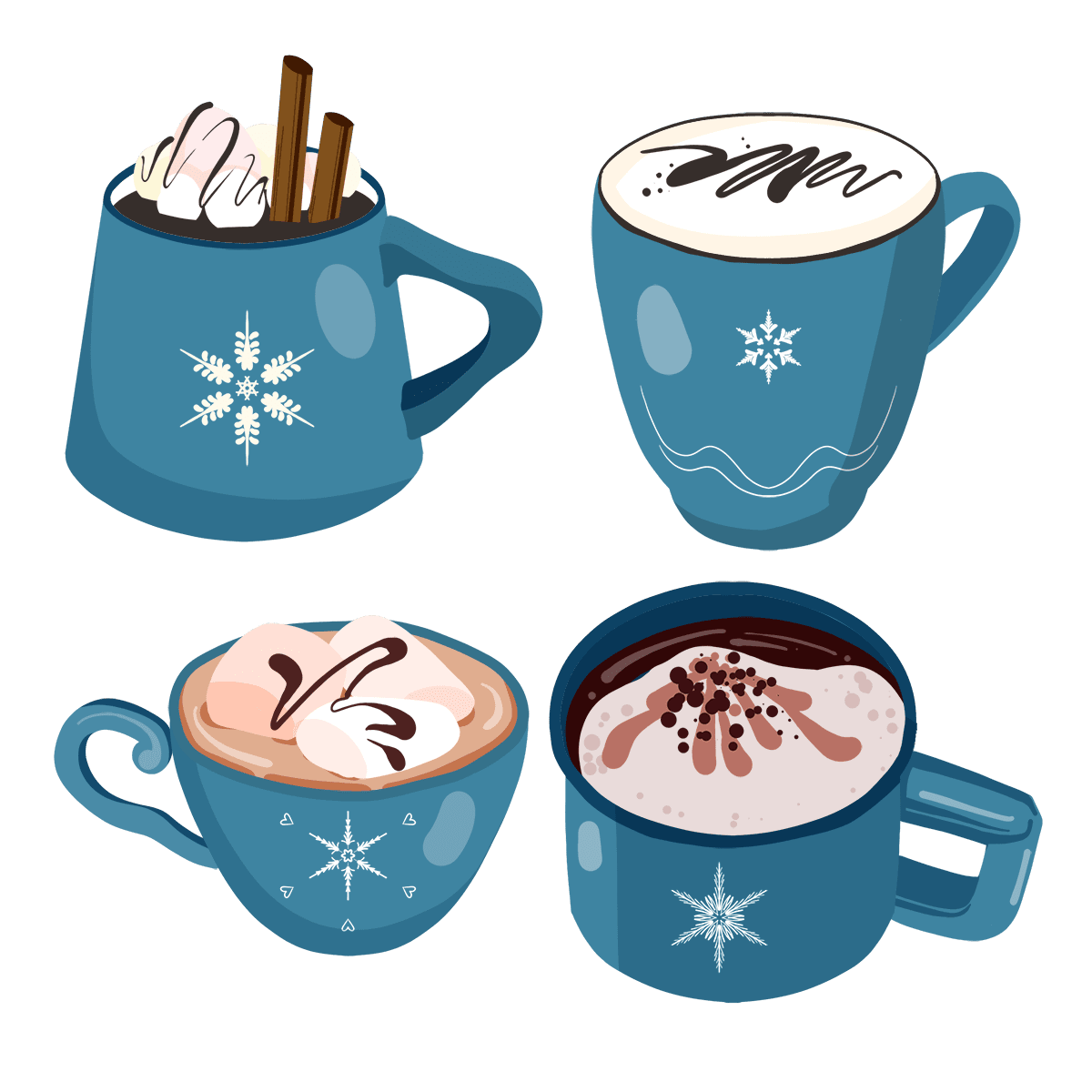 Hot chocolate cocoa beverage clipart background