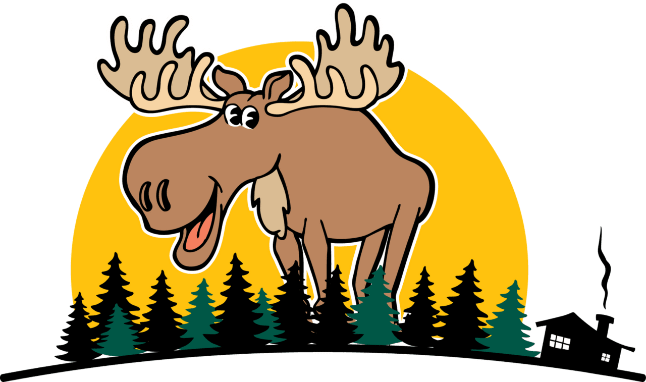 Fall foliage moose watching tours clipart background