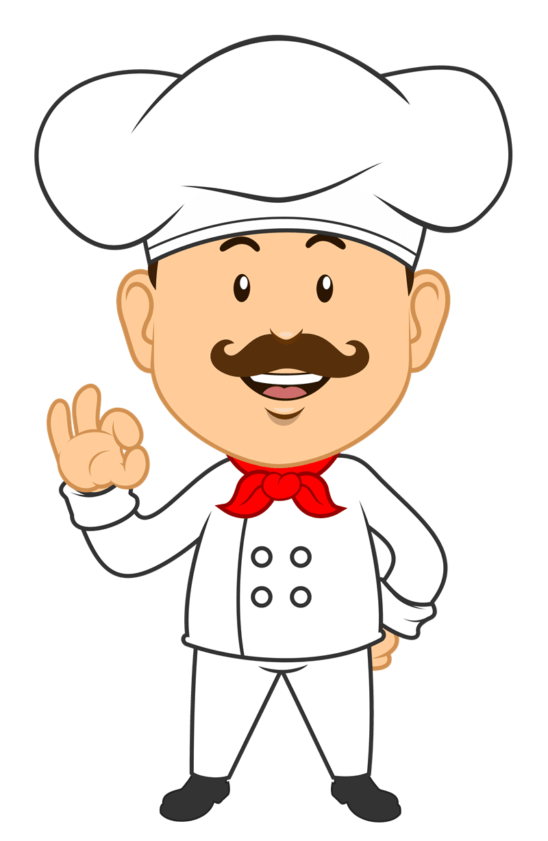 Male chef clipart picture