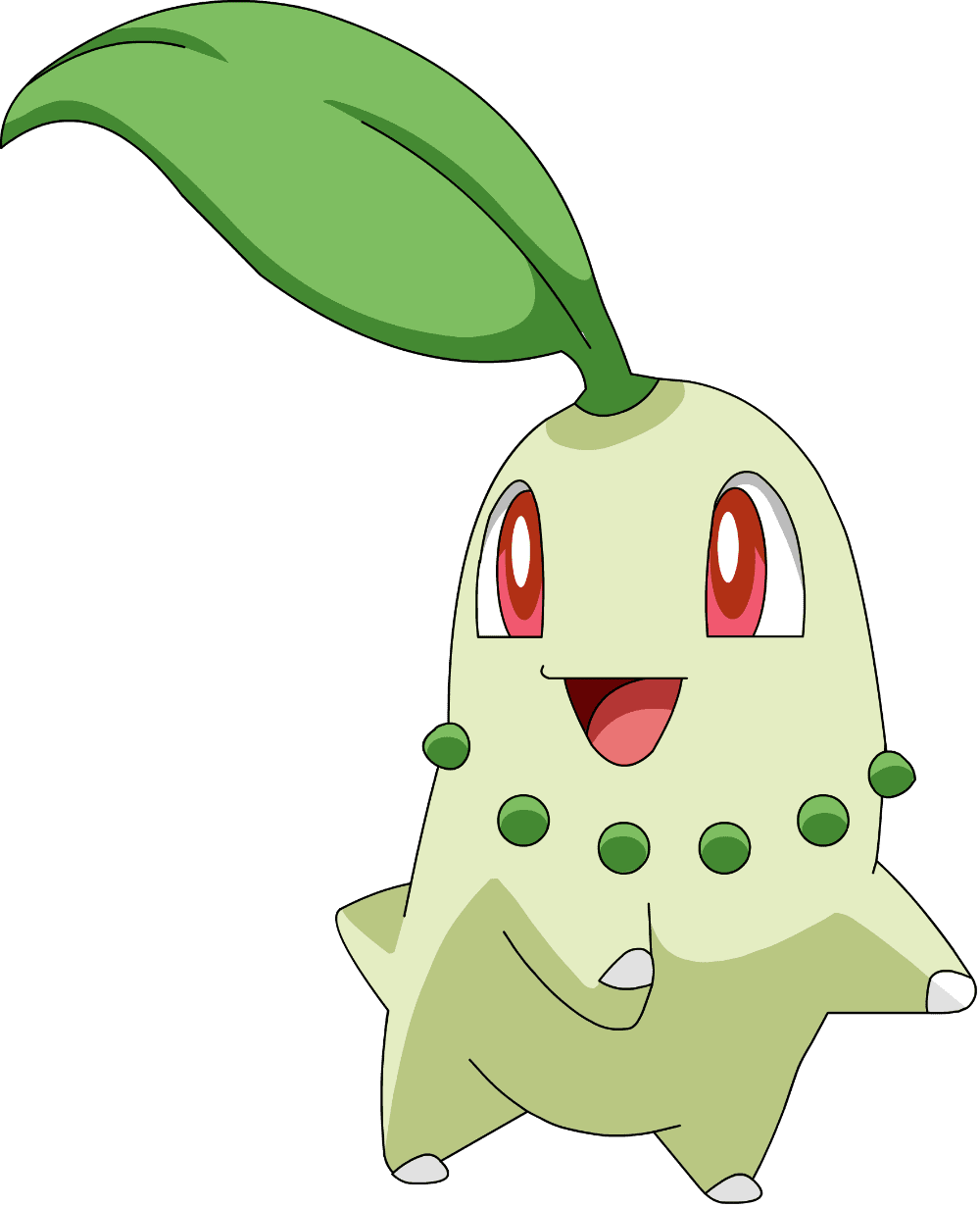 Chikorita pokemon full size see clipart picture