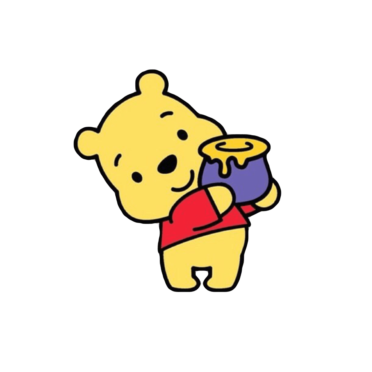 Winnie the pooh winniethepooh cute bear yellow honey aesthetic tumblr overlay edit kawaii love trendy animal popular give creds when used toedit clipart background