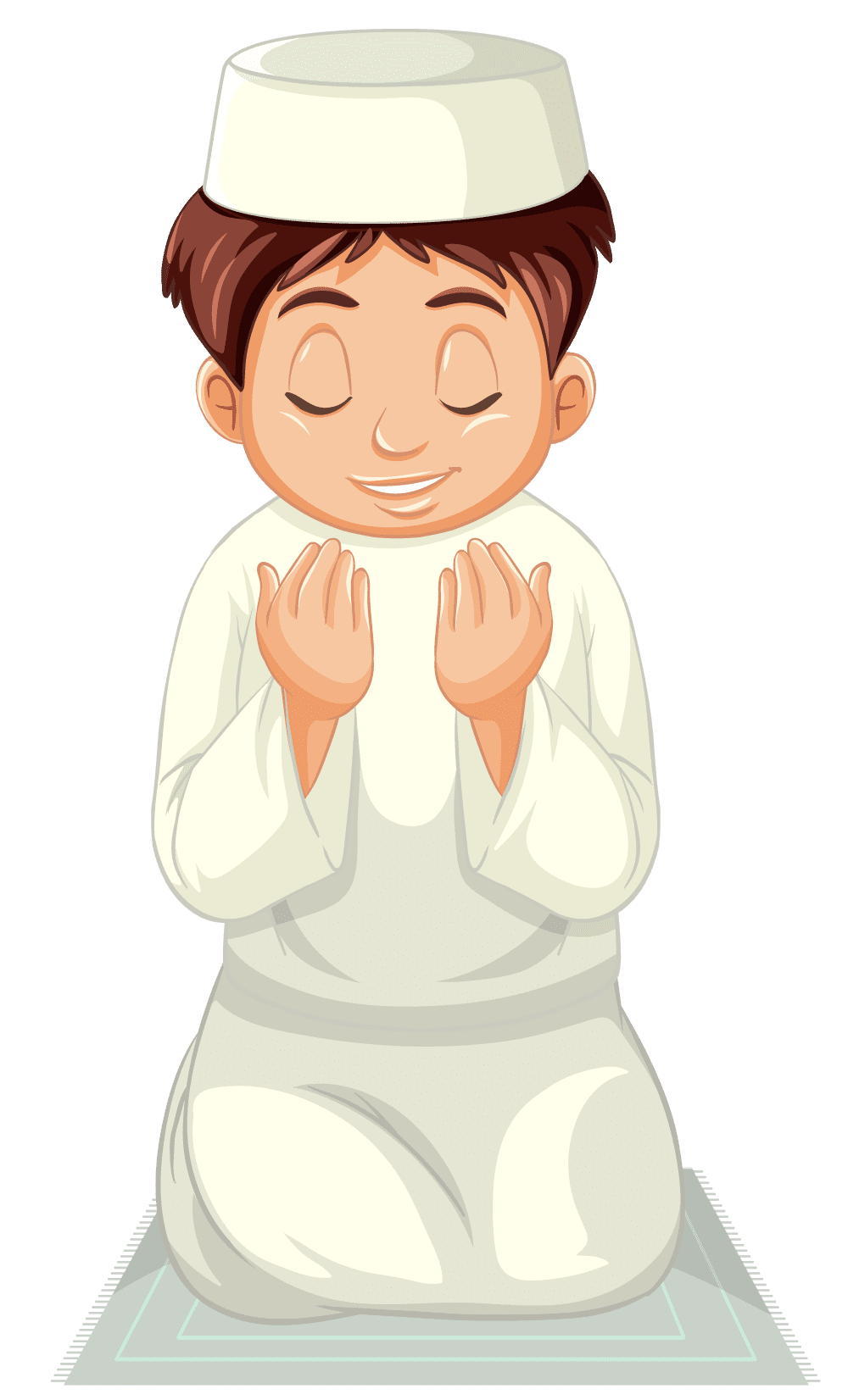 Praying hands dua eden erkek ocuk clipart logo