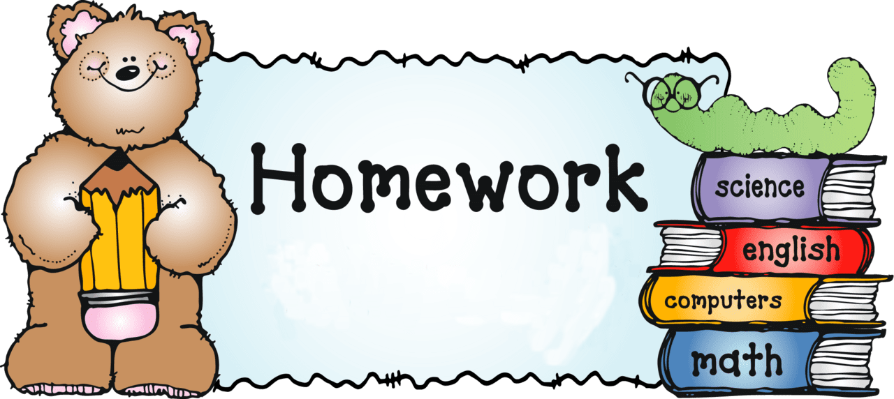 Homework pin page clipart background