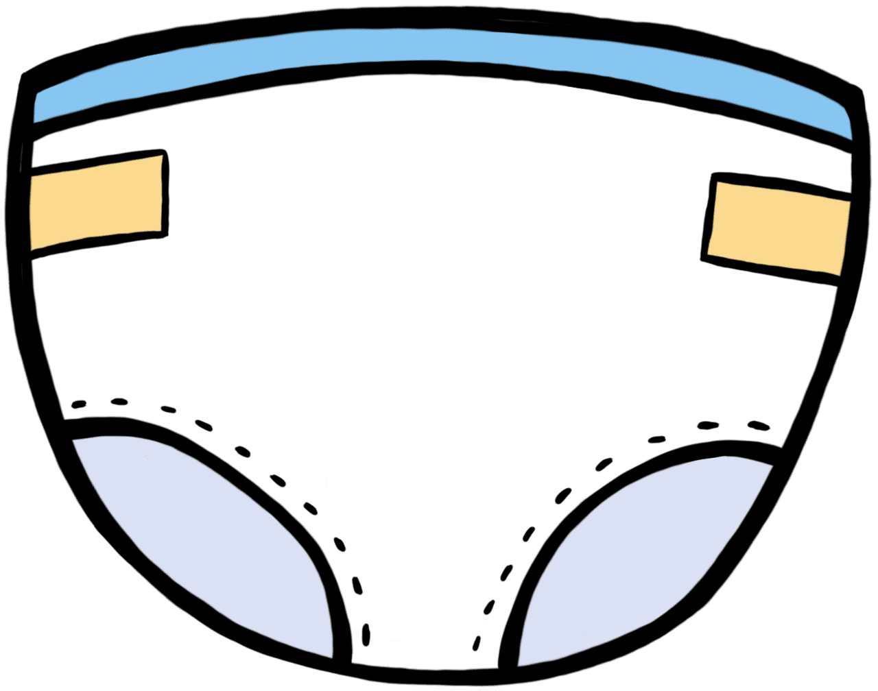 Diaper builders for babies clipart photo