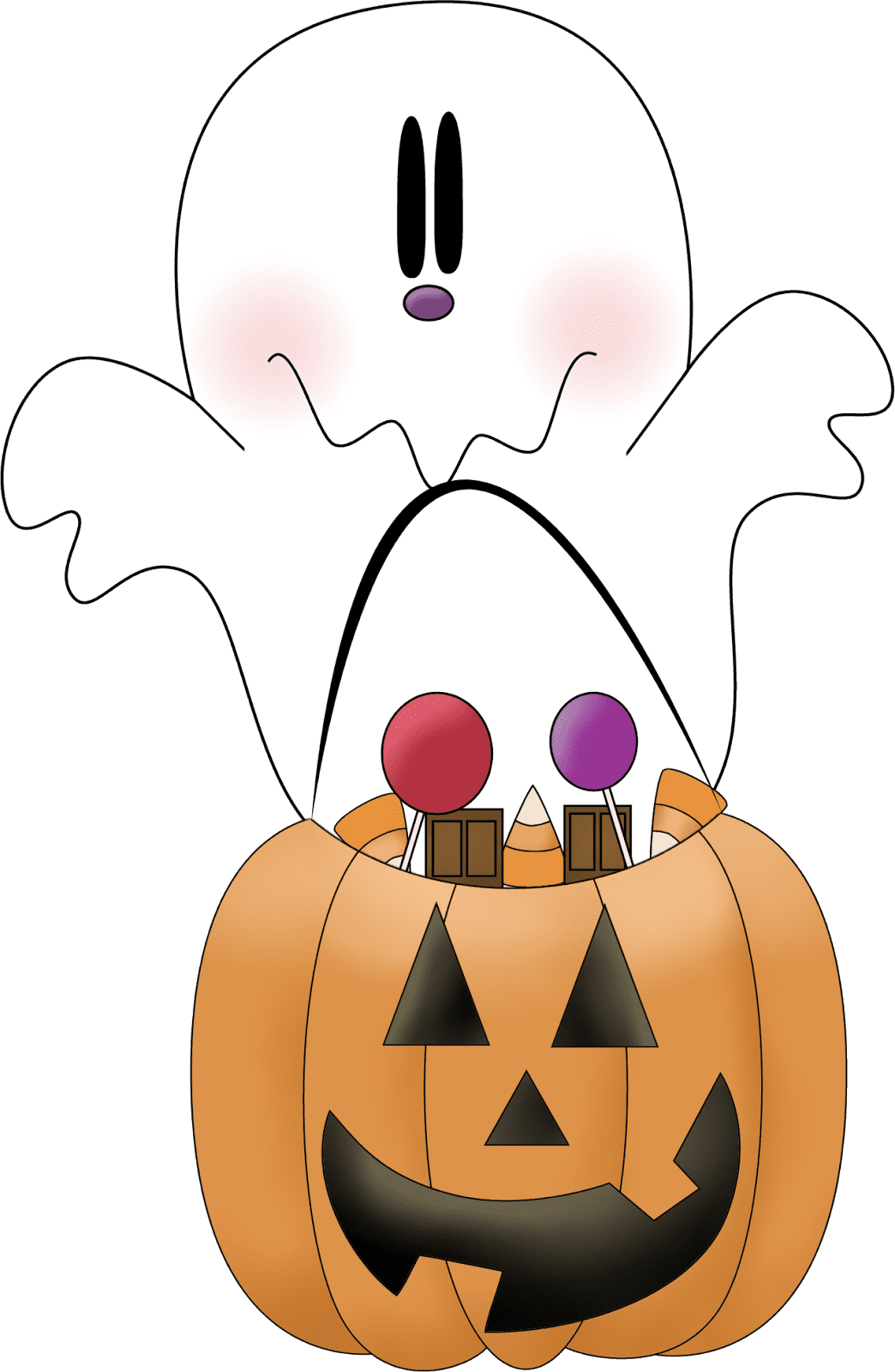 Halloween pumpkin pin page clipart logo 3