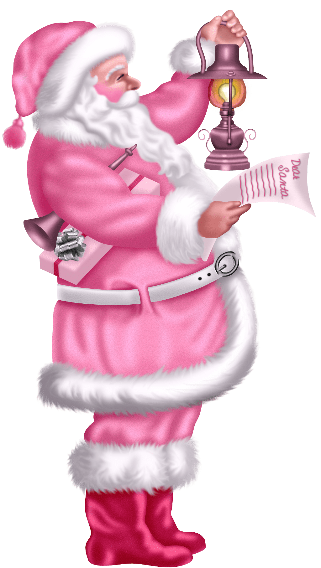 Santa claus pin page clipart vector