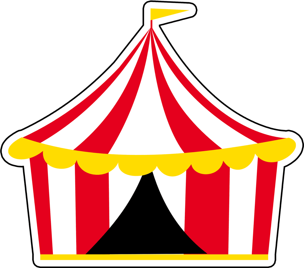 Carnival carpa de circo clipart photo