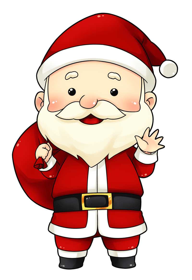 Cute christmas santa clipart pictures